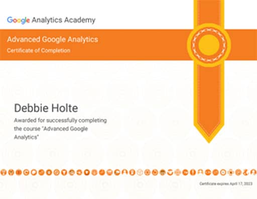 Google Analytics Masters Certification